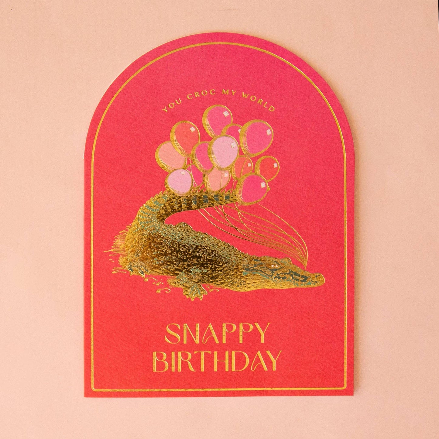 You Croc My World Birthday Card | Crocodile