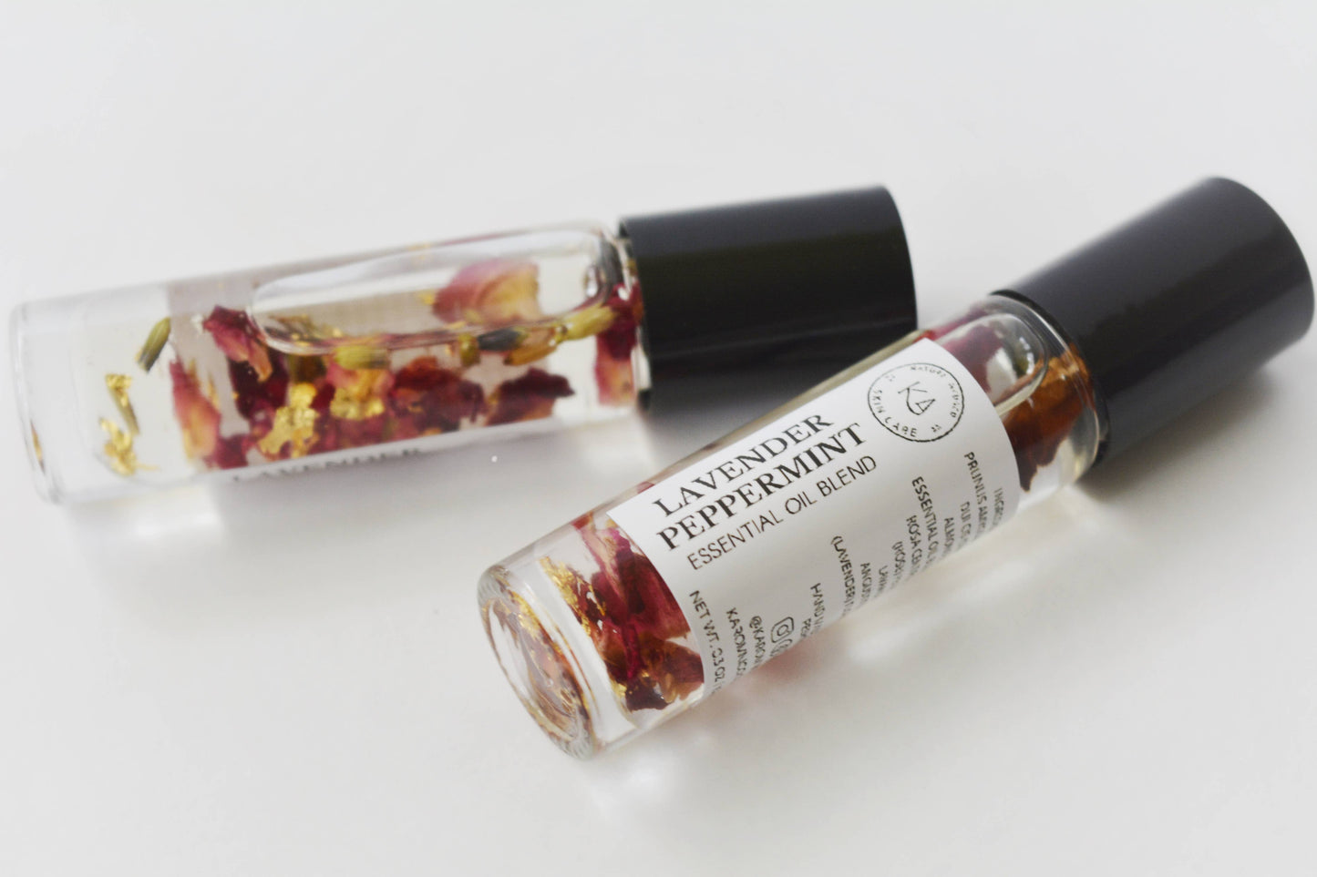 Essential Oil Natural Perfume Roll-on: Packaged in individual boxes / Lavender Eucalyptus