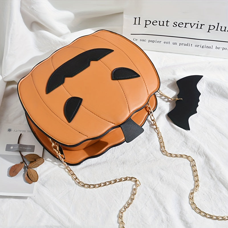 Pumpkin Shaped Crossbody Bag