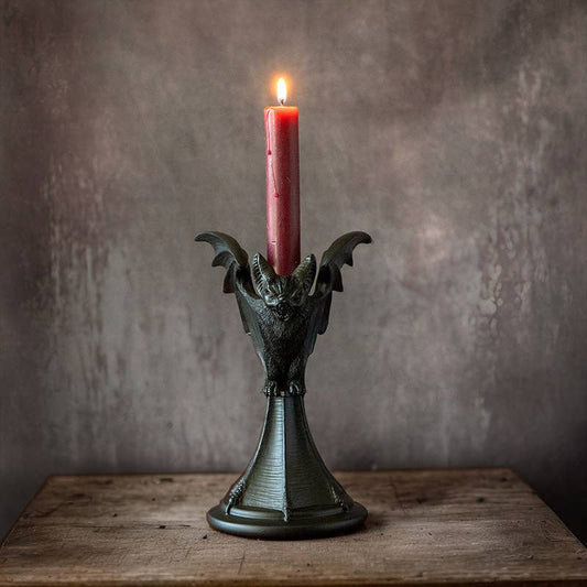 15352 Vespertilio Haunted Mansion Bat Candle Holder