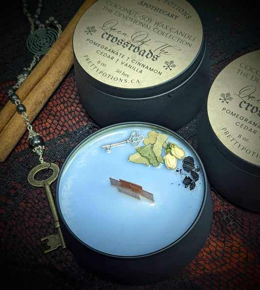 Queen of the Crossroads Hekate Devotional Candle