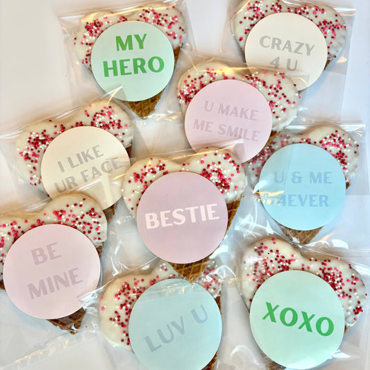 Valentine's Day Stroopiegrams: White Chocolate Sprinkle